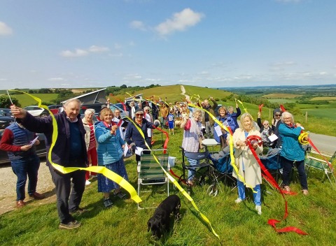 Pentecost at Combe Gibbet (1)