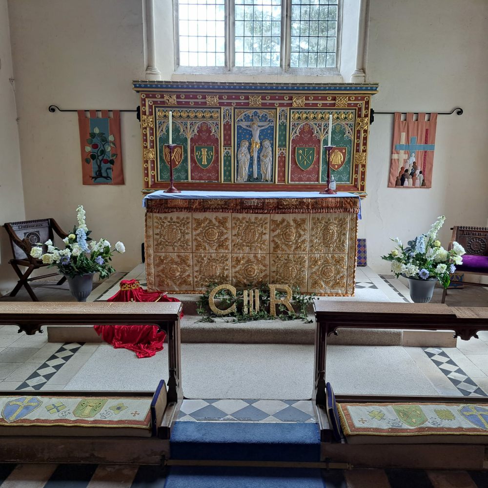 Flowers at the Commemoration Service at St Mary's, Kintbury (1)