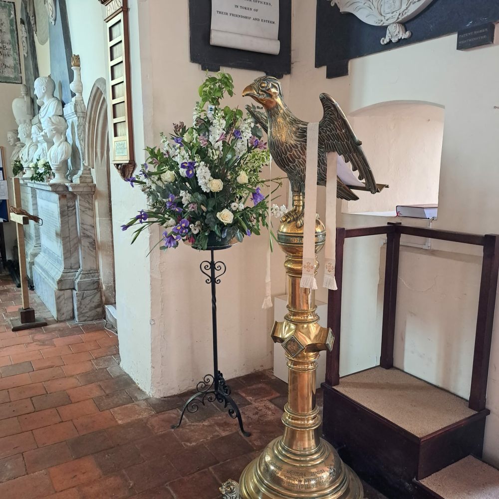 Flowers at the Commemoration Service at St Mary's, Kintbury (3)