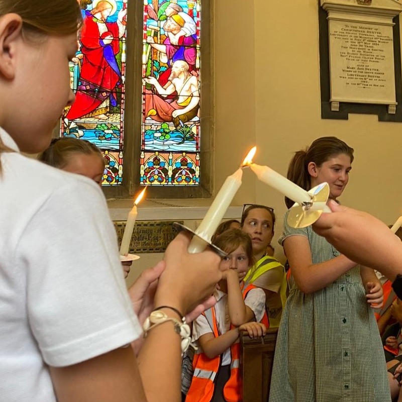 'The Light Ceremony' with the Year 6s at the End of Year service 'The Light Ceremony' with the Year 6s at the End of Year service (1)